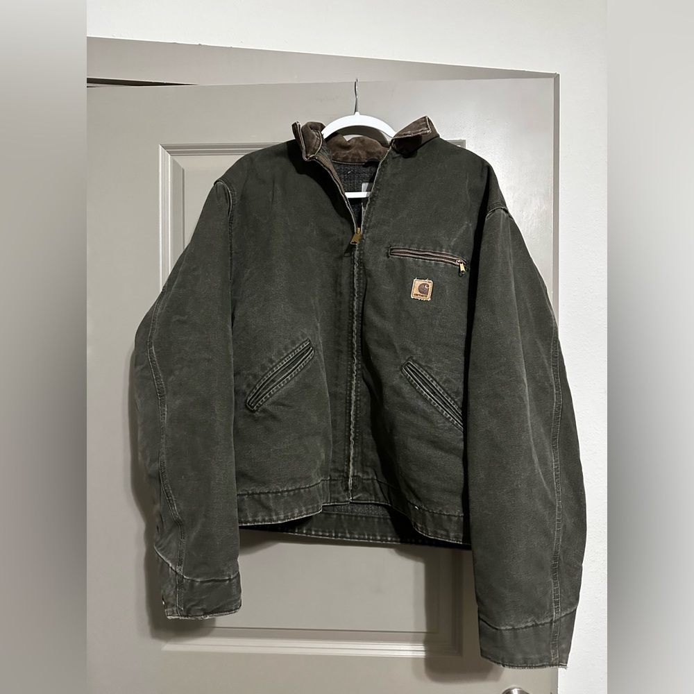 Vintage Carhartt J97 MOS Blanket Lined Detroit Jacket